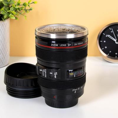 Cameralens beker met deksel