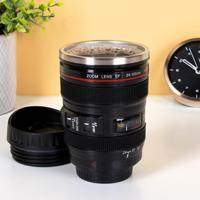 Cameralens beker met deksel - thumbnail