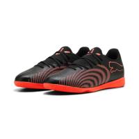 PUMA Future 9 Play Zaalvoetbalschoenen (IN) Zwart Rood - thumbnail