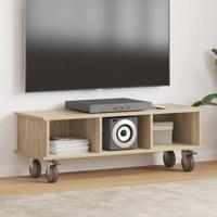 TV-standaard Sonoma Eiken 100 x 35 x 35 cm Bewerkt hout - thumbnail