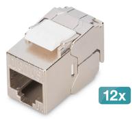 Digitus RJ45-inbouwmodule Keystone CAT 6A 1 stuk(s) - thumbnail