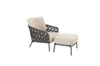 Albareto loungestoel incl. voetenbank - thumbnail