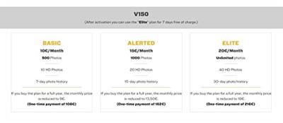 Vosker V150 LTE Wireless Outdoor Solar Wildcamera Timelapsevideo, 4G beeldoverdracht, GSM-module Zwart-grijs