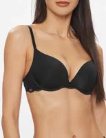 Push up / Plunge BH met beugel - Rosa - Kanten bh band - 3/4 cup - Decollete Bh - thumbnail
