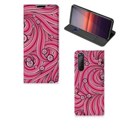 Sony Xperia 5 II | Bookcase | Swirl Pink