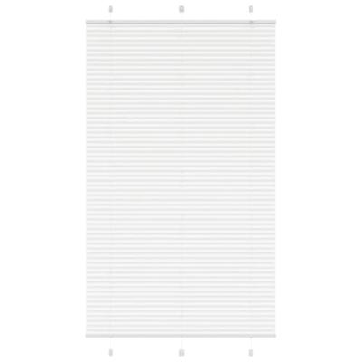 Pliss rolgordijn 115x200 cm stofbreedte 114,4cm polyester wit