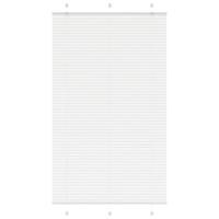 Pliss rolgordijn 115x200 cm stofbreedte 114,4cm polyester wit - thumbnail