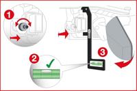 KS Tools 140.2153 Parkeerhulpcamera-instelgereedschap voor Volvo - thumbnail