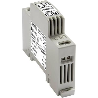 Comatec PSM1/12.24 DIN-rail netvoeding 24 V/DC 0.5 A 12 W Inhoud 1 stuk(s)