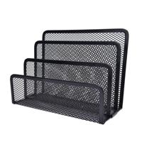 Mesh letter sorteerder mail document lade zwarte Desk Office bestand opslag rack - thumbnail