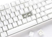 Ducky one 3 classic pure white tkl rgb mechanisch toetsenbord (wit, us lay-out (qwerty), cherry mx silent red, 80% (tkl) , rgb leds, double-shot pbt, hot-swappable, quack mechanics) - thumbnail