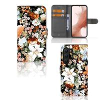 Hoesje voor Samsung Galaxy S23 Dark Flowers - thumbnail
