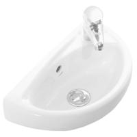 Fontein Boss & Wessing 39x23 cm Keramiek Wit Met Kraangat Rechts Boss & Wessing - thumbnail