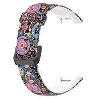 Siliconen bandje met print - Multicolor - Xiaomi Smart band 7 Pro - thumbnail