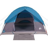 VidaXL Koepeltent 6-persoons waterdicht blauw - thumbnail