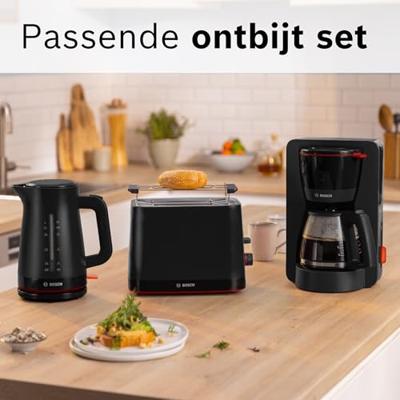 Bosch Wasserkocher 1,7L MyMoment, schwarz Waterkoker Zwart