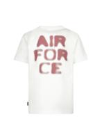 Hazy Round T-Shirt White\Sienna Backprint - thumbnail