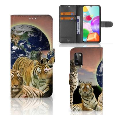 Samsung Galaxy A41 | Telefoonhoesje | Met pasjeshouder | Roofdieren