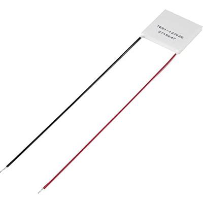 TRU COMPONENTS TES1-127025 Peltier-element 15.4 V/DC 2.5 A 21.4 W (l x b x h) 30 x 30 x 4 mm TRU COMPONENTS TES1-127025 Peltier-element 15.4 V/DC 2.5 A 21.4 W (l x b x h) 30 x 30 x 4 mm