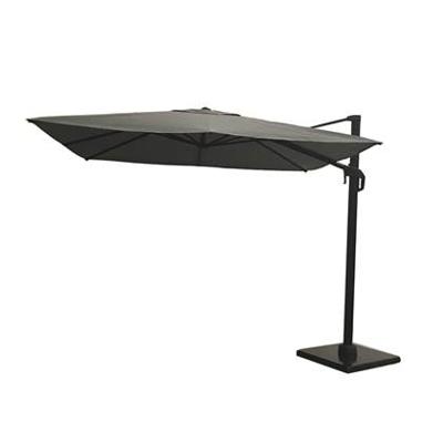 Zweefparasol Coolfit Plus 3,0x3,0 m antraciet Platinum - Platinum