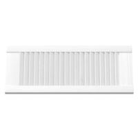 Kastdeuren louvre design 2 st 69x29,5 cm wit - thumbnail