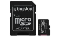 Micro SD geheugenkaart met adapter Kingston SDCS2/512GB 512 GB - thumbnail
