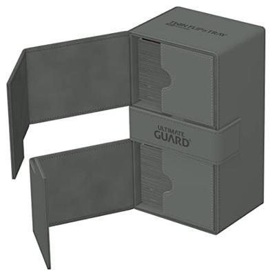 Ultimate Guard Twin Flip'n'Tray 200+ Xenoskin - Grey - thumbnail