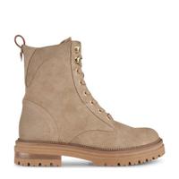 Haboob Amethyst suède veterboots beige - thumbnail