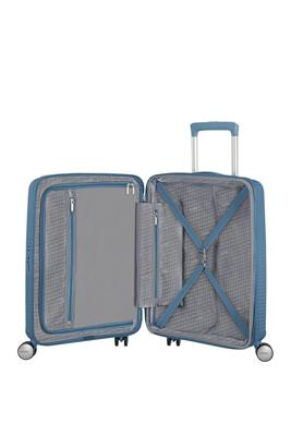 Handbagagekoffer American Tourister SoundBox Spinner Blauw 41 L 55 x 40 x 20 cm