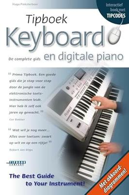 Tipboek keyboard en digitale piano met tipcodes