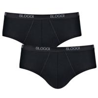 Sloggi men Basic zwart Midi 2 pack - thumbnail