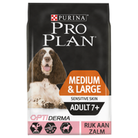 Pro Plan Medium & Large Adult 7+ Sensitive Skin met zalm hondenvoer 3 kg - thumbnail