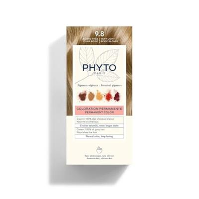 Phyto Phytocolor Permanent Color 9.8 BLOND TRES CLAIR BEIGE Haarverf 112 ml - thumbnail
