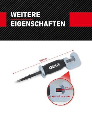 KS Tools 150.1608 Vibro-impact gereedschap voor het losmaken van spoorstangen
