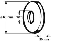 Cornat Kraanrozet 1/2 63X20Mm Ms-Ch - TEC383301 - thumbnail