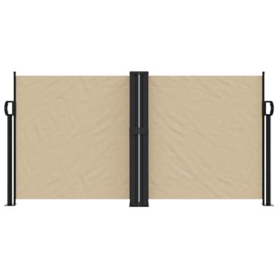 VidaXL Windscherm uittrekbaar 120x600 cm beige VidaXL Windscherm uittrekbaar 120x600 cm beige