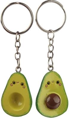 Kawaii Avocado set 2 Sleutelhangers