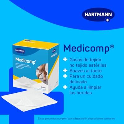 Gesteriliseerd Gaas Hartmann Medicomp 10 x 10 cm 20 Stuks