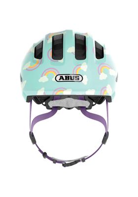 Abus helm smiley 3.0 led blue rainbow s 45-50cm
