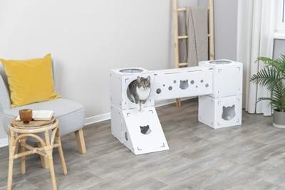 TRIXIE KATTENMEUBEL FINCA FELICE KARTON WIT 125X62X62 CM