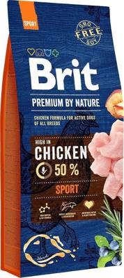BRIT Premium by Nature Sport Chicken - droog hondenvoer - 15 kg
