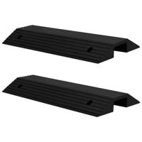 VidaXL Drempelbruggen 2 st 80x40x8 cm rubber - thumbnail