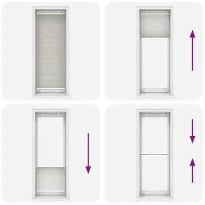 Pliss rolgordijn 70x200 cm stofbreedte 69,4 cm polyester