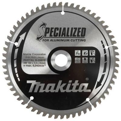 Makita Accessoires cirkelzaagblad alu 160x20x2.4 60t 0g - b-09553 Makita Accessoires cirkelzaagblad alu 160x20x2.4 60t 0g - b-09553
