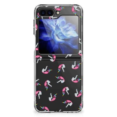 TPU bumper voor Samsung Galaxy Z Flip 6 Unicorns TPU bumper voor Samsung Galaxy Z Flip 6 Unicorns