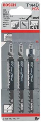 Bosch Accessoires decoupeerzaagblad t 144 d speed for wood 3st - 2608630560 Bosch Accessoires decoupeerzaagblad t 144 d speed for wood 3st - 2608630560