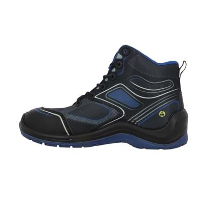 Safety Jogger Flow Mid S1P | Zwart/Blauw | Maat 45 - 5401033491790