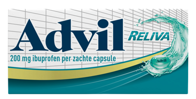 Advil Reliva liquid caps 200mg 10 Capsules