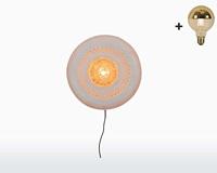 GOOD&MOJO Wandlamp 'Palawan' 40cm, Bamboe, kleur Zwart/Naturel - thumbnail