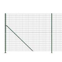 VidaXL Draadgaashek met flens 1,4x10 m groen - thumbnail